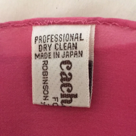 Vintage Cacharel for Robinson & Golluber 20" Square Silk Scarf Hand Rolled Edge - Picture 5 of 5